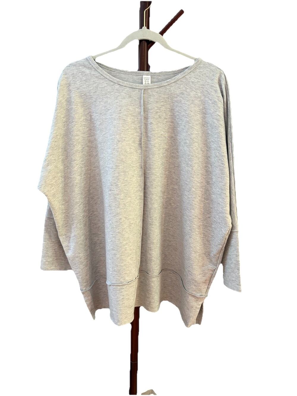 SPANX Light Gray Oversized Sweatshirt